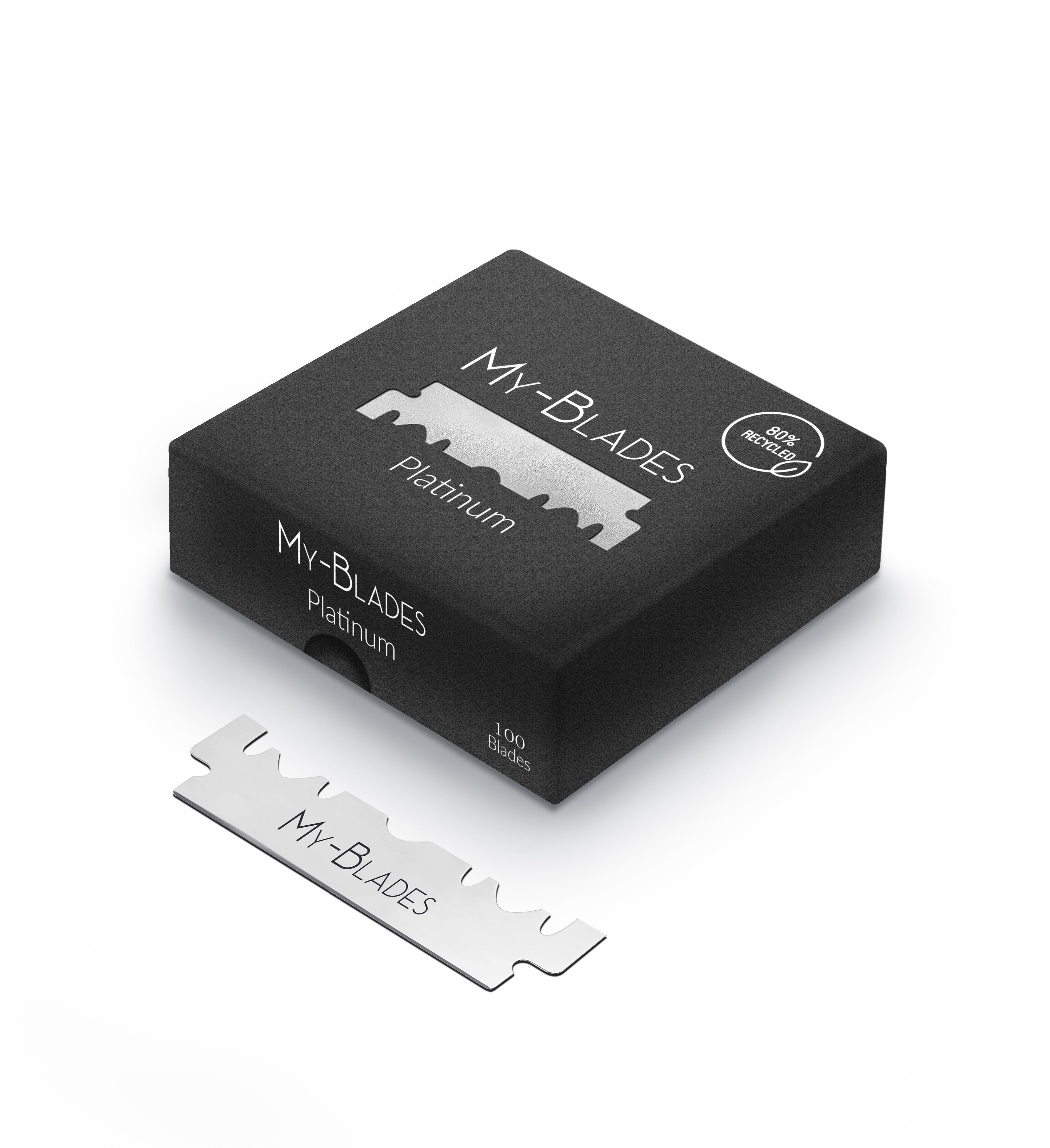 LAMES DE RASOIR À SIMPLE TRANCHANT PLATINUM X100